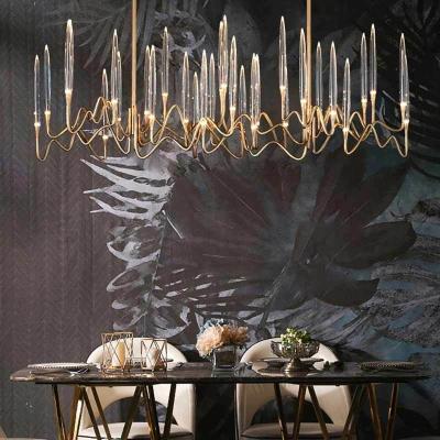 Chine Front Line Luxury Lighting Shop Bar Hanging Lamp Iron Acrylic 50000 Hours Lifespan à vendre