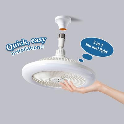 China 360 Ventilador de techo giratorio luz LED RGB cabeza móvil control remoto de atenuación inteligente en venta