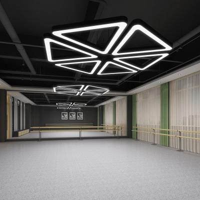 Cina 2700K Soft Warm White Customized Tube Length Led Hanging Linear Light for Billiard Room in vendita