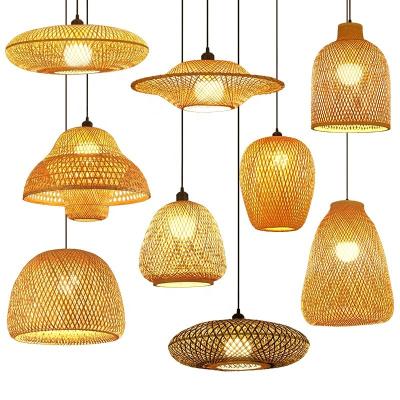 중국 AC 85-265V Input Voltage Natural Rattan Hanging Lamps Chandelier for Design Restaurant 판매용