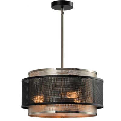 China Black Metal Hanging Pendant Lamp for Restaurant Lighting and Circuitry Design Solutions à venda