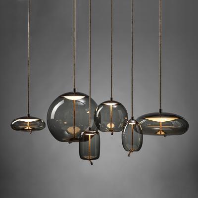 Κίνα Nordic Style Glass Pendant Light for Minimalist Bedroom Bedside Restaurant Chandelier προς πώληση