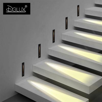 China Led Corner Step Lamp with Human Body Sensor 3w LED Stair Light 50 Aluminum 70 for sale