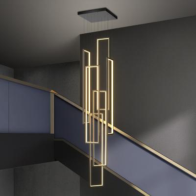 China 6 cabezas de luz LED para el vestíbulo del hotel sala de exposiciones elegante sala de estar negra dormitorio lámpara de candelabrado área iluminada 5m2-10m2 en venta