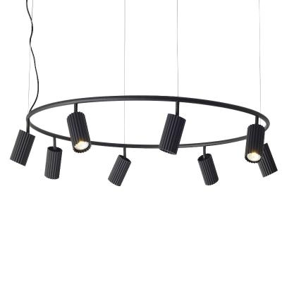 China Nordic Design Round Suspension Light for Living Room Bedroom Restaurant Decorative Home GU10 Bulb Hanging Pendant Fixture Energy for sale