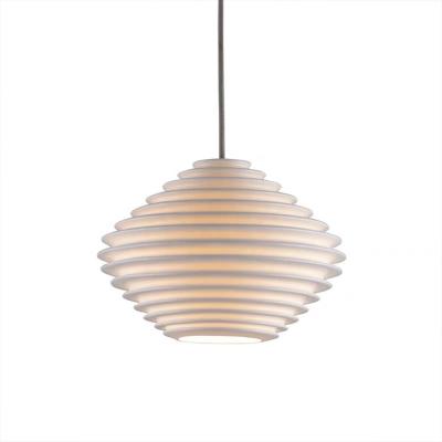 China Retro Nordic White Ceramic Gyro Pendant Lamp with Simple and Elegant Design 1 PCs/Ctn à venda