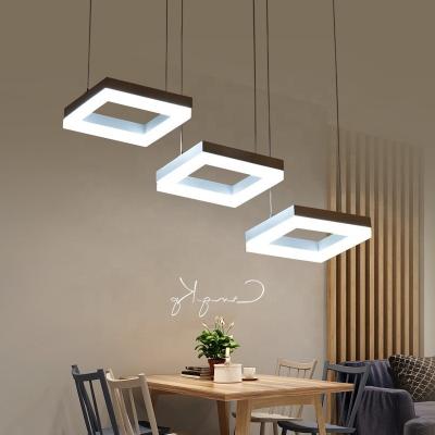 Κίνα Hotel Restaurant Home Lobby Lighting Modern LED Ceiling Chandelier with Switch Control and Black Finish in 3 in 1 Design προς πώληση