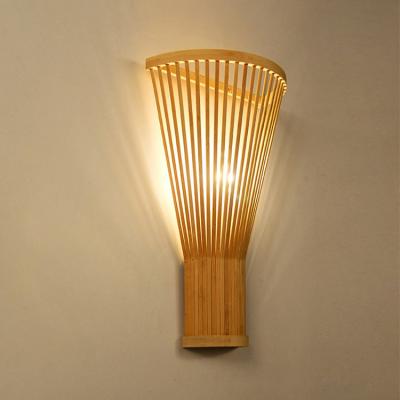 China 20*40cm LED Light Source Japanese Wall Light with Simple Natural Handmade Design and Product Dimension for sale