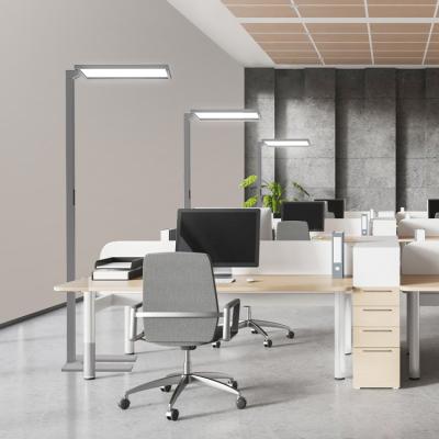 China 36000 Hours Lifespan Work Led Reading Lamp Dimmable Office Light Nordic Floor Standing Modern for sale