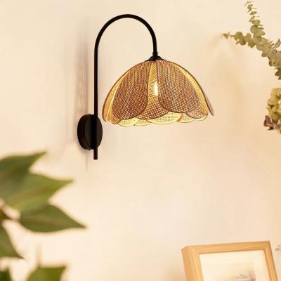 China Retro LED Wall Sconce for Japanese Style Living Room IP20 Lighting Solutions Service Hotel BB Bedroom Bedside Decorative for sale