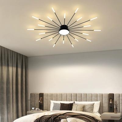 China Badu Smart Fancy Fixtures Modern Mounted Ceiling Lighting for Living Room Indoor LED Light Color Rendering Index Ra 90 for sale