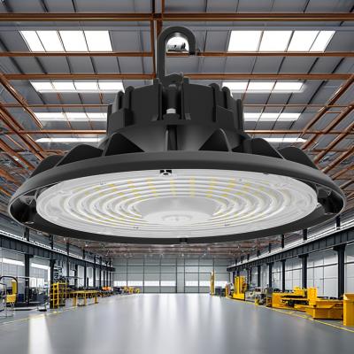 中国 IP65 Round Pendant Highbay Fixture Industrial UFO Led High Bay Light 100W 150W 200w for Warehouse Workshop Dlc Sensor 販売のため