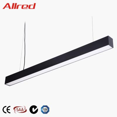 중국 95lm/w Lamp Luminous Efficiency Aluminum Led Linear Light Fixture for 2021 Surface Mounted Batten Liner Ceiling Mounting 판매용