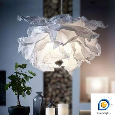 China Simple and Modern Cloud Paper Ceiling Lamp for Living Room Bed Hotel Wedding Mall Shop Decoration IP20 Rated E27 Bulb Base zu verkaufen