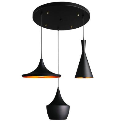 China Vintage Industrial Metal Hanging Lamp Pendant Light Fixtures in Black Color for Lighting Solutions and Home Decoration zu verkaufen