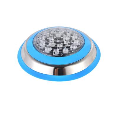 China Protegido del agua 12VAC LED azul de caída profunda de la piscina submarina Luz para piscinas subterráneas Dia230mm*H48mm Apoyo oscurecedor NO en venta