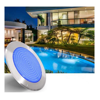 China IP68 Color Changing 12V 25W 35W Resin Filled Waterproof LED PAR56 Pool Lights with 50000 Hours Working Time zu verkaufen