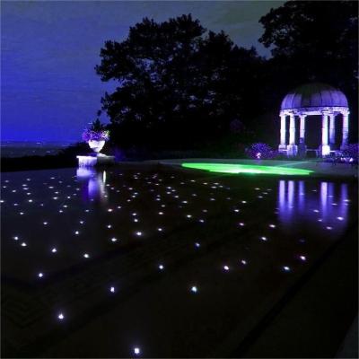 China Estrella de tiro personalizable control remoto Estrella piscina PMMA iluminación LED de fibra óptica para la luz de natación en venta