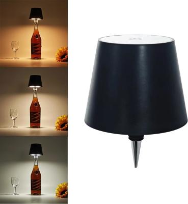 Κίνα 1- Color Temperature Adjustable Bottle Stopper Desk Lamp Rechargeable LED Table Light for Party Restaurant Bar Cafe προς πώληση