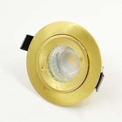 Κίνα 120 Degree Beam Angle Aluminum Alloy Waterproof Led Downlights for Toilet Sauna Bathroom Ip65 Cob Recessed Gold Downlight προς πώληση