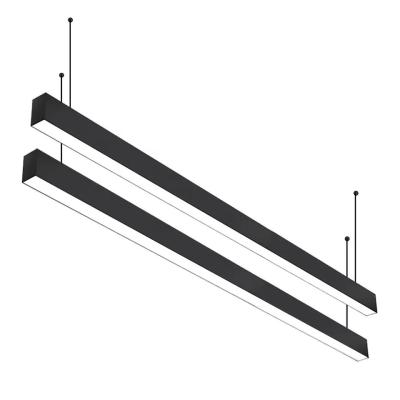 Κίνα Led chip smd 20w/30w Modern Liner Lamp Pendant Surface Mounted Led Hanging Tube Linear Light For Gym Workshop Classroom προς πώληση