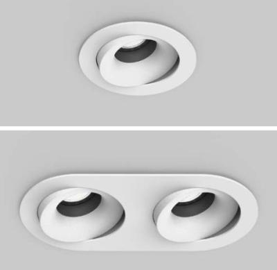 Chine 7W Slim Round Downlight GU5.3 Light Source Touch On/Off Switch for Indoor Lighting à vendre