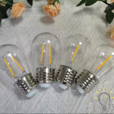 Китай 1W 2W E27 E26 S14 Led Filament Bulb Replaceable for String Lights -25 65 Working Temperature °C 80 Color Rendering Index продается