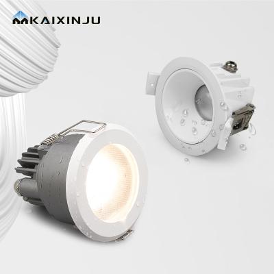 China KXJ End COB Waterproof Downlight High Index Anti-Fog Dustproof Bathroom Toilet Kitchen IP65 Spot Light Install Style Downlights à venda