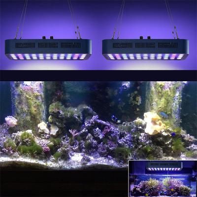 중국 Sustainable Stocked Colorful Light 165W Dimmable Switch Control Led Aquarium Lamps Full Spectrum Panel Light For Coral Reef 판매용