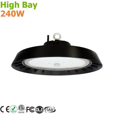 China 50000 Hours Working Time High Bay UFO 240W LED Light for Industrial Warehouse Lighting for sale