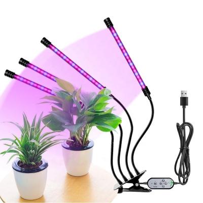 China Dimming Time Control LED Grow Light USB Phyto Lamp Full Spectrum for Office Plants 3kg Product Weight and Control for sale