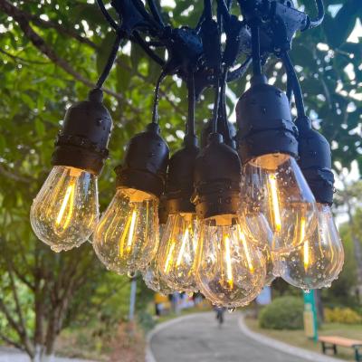 Китай 10m 15m 48ft Festoon Patio Outdoor Energy Saving Globe String Lights with 30000 Hour Working Lifetime S14 LED Bulbs продается