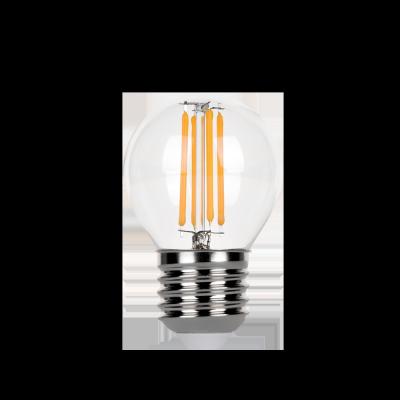 China Stock G45 E27 Led Edison Filament Bulb Lamp 4w 470lm 2700k Warm White Bulbs Light For Hotel 45-H78mm Power Supply AC Te koop