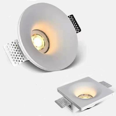 China 50000 Hours Service Life Gu10 Plaster Light Body Modern 7ww Recessed Downlight Indoor Ceiling Gypsum Lights for Indoor for sale