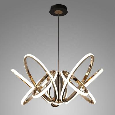 Cina High Light Efficiency Chandelier in French Gold for Customized Hotel Lobby and Villa Living Room in vendita