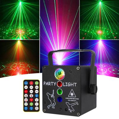 China 2- Proyector de luz de haz láser LED interactivo de color láser azul rojo verde mixto para fiestas de discoteca en clubes nocturnos y bodas en venta