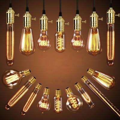 China 110v 220v Input Voltage Vintage Edison Light Bulb A19 ST64 T30 T45 G95 Antique Edison Bulbs for General Lighting Service zu verkaufen