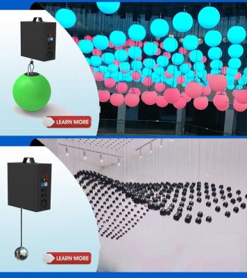 China High Speed Kinetic LED Lifting Ball for Long-Lasting Moving Lights 50000 Hours Lifespan Te koop