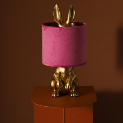 China Soft Warm White 2700K Modern Rabbit Animal Shape Night Light for Bedroom Hotel Bedside Lamp Shade Te koop