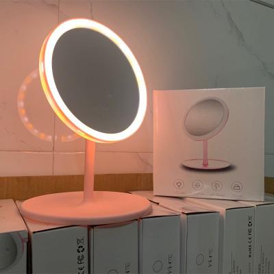 中国 Random Color OEM Rechargeable Mini10X Magnifying Led Lighted Small Makeup Vanity Cute Pocket Light Hand Mirrors Glitter Cosmetic For Travel 販売のため