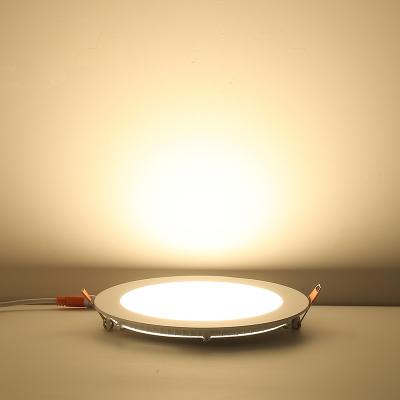 Chine 80lm/w Lamp Luminous Efficiency Ultra Slim Recessed Round Led Panel Light with 50000 Hour Working Lifetime à vendre