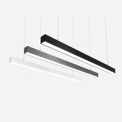 China Modern Office Linear Lighting Solution 1200mm 36W LED Pendant Light with Adjustable CCT and DALI Dimmable Technology Te koop