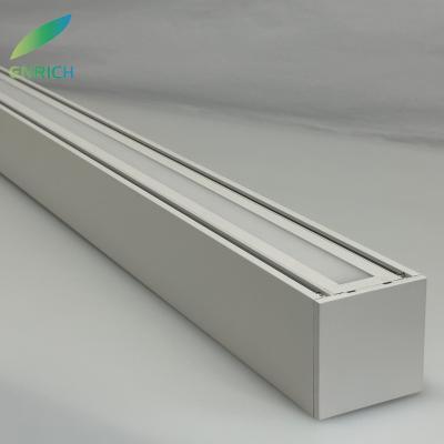 China Product Weight 4kg Aluminum Profile LED Linear Light W75 H L600 with Customized Prismatic Diffuser and Dimming 0-10V/Dali zu verkaufen