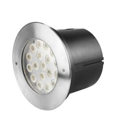 China 90lm/w 24W RGB LED Pool Light IP68 Waterproof 316SS Recessed Underwater RGBW DMX Controller Stainless Steel 12V Inground Lamp for sale