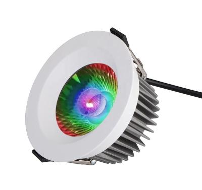 China Waterproof Design Benory 24V RGBW KNX Control4 Loxone IP65 Smart LED Downlight with SMD Led Chip and Downlight Base Type zu verkaufen