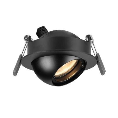 Chine Hotel Restaurant Shop Lighting Adjustable Embedded Ceiling Spot Light 50000 Hours Lifespan 75-78mm Anti-Glare LED Downlight à vendre