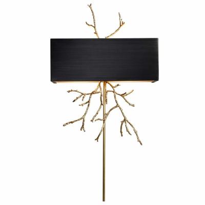 China Tree Branch Wall Lamp in Copper Modern Decoration Brass Wall Light Te koop