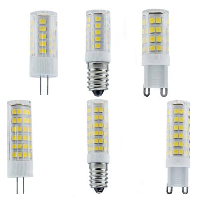 China G9 LED Corn Light 220V 230V 3W 5W 7W 2835SMD High Luminous Efficacy Spotlight Chandelier Bulb with 33 51 75leds 100lm/w à venda