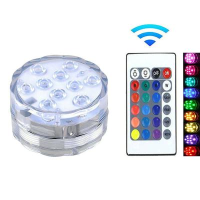 Κίνα 16 Colors RGB LED Underwater Fountain Lights Submersible for Swimming Pool Remote Control Included 10000 Hours Lifespan CRI 80 προς πώληση