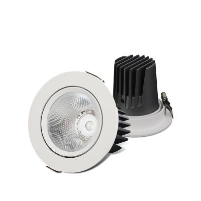 Chine 2- White 24v Knx Ik10 Covers 78mm Plastic Switch Cct Dimmable Ip44 Led Recessed Ceiling-lamp Roundhoneycomb Downlight à vendre